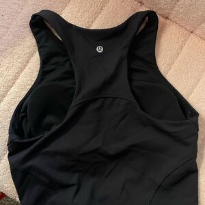 Lululemon Black Racerback Tank Top